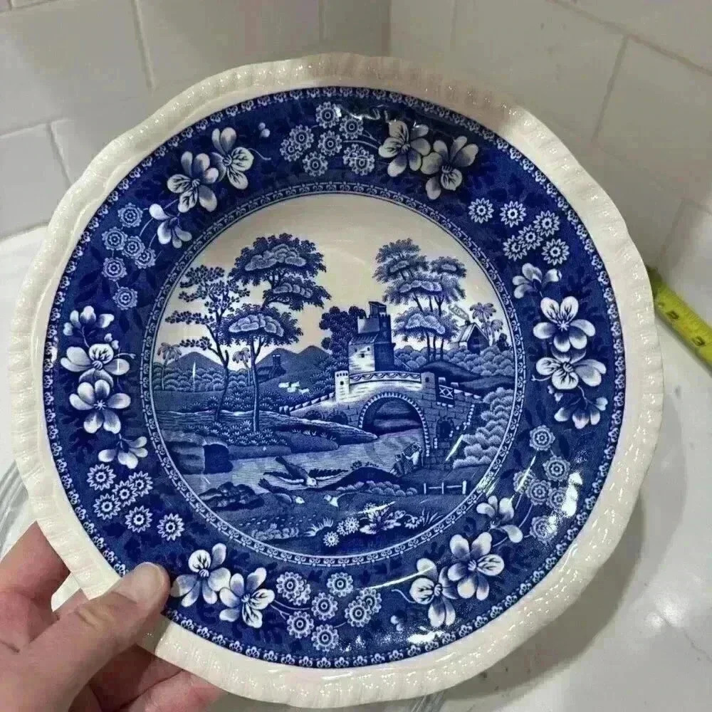 Copeland Spode Blue Tower Old Mark Fruit / Dessert Bowl(s) - Picture 6 of 10